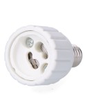 Convertidor de e14 a gu10, 2 a 230 v, blanco, ø33 x 56 mm (retractilado)