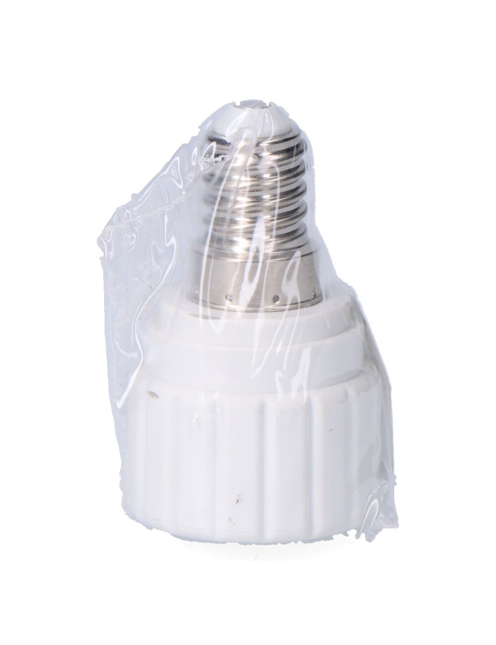 Convertidor de e14 a gu10, 2 a 230 v, blanco, ø33 x 56 mm (retractilado)