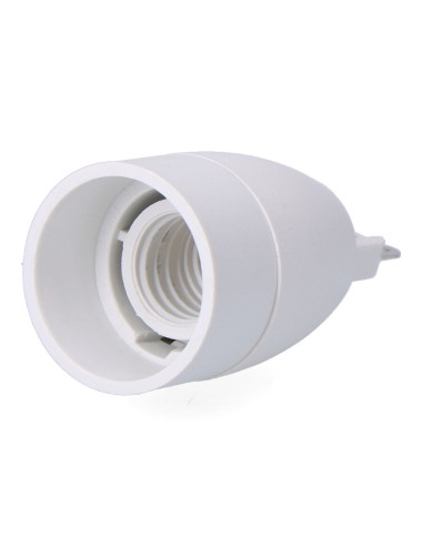 Convertidor de g9 a e14, 2 a 230 v, blanco, ø30 x 57 mm (retractilado)