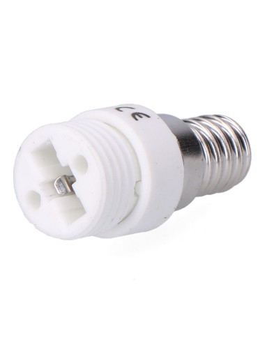 Convertidor de e14 a g9, 2 a 230 v, blanco, ø20 x 45 mm (retractilado)