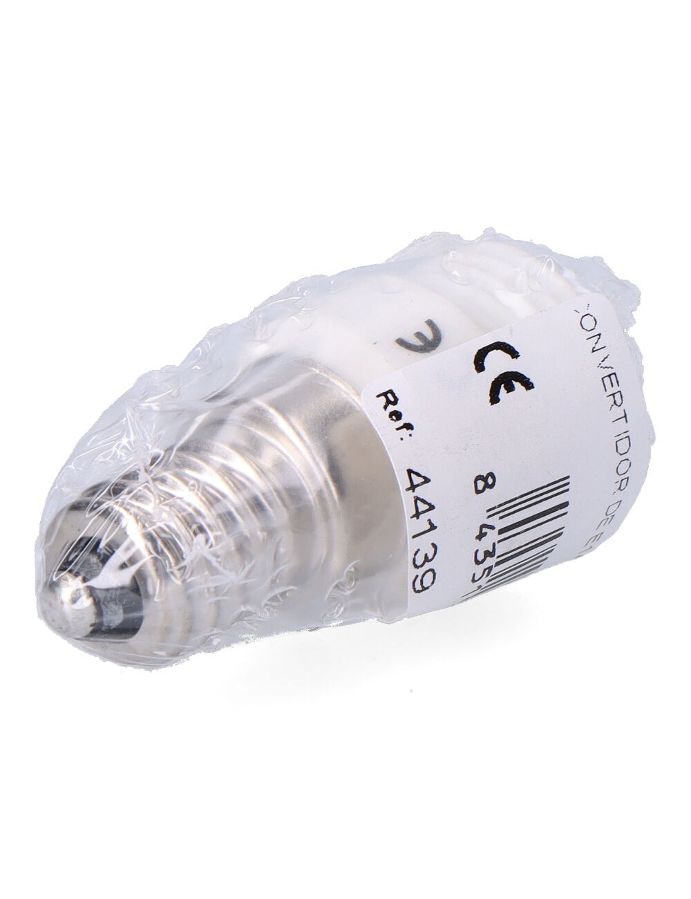 Convertidor de e14 a g9, 2 a 230 v, blanco, ø20 x 45 mm (retractilado)