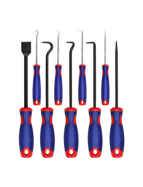 Puas y ganchos de precisión, juego de 9 piezas