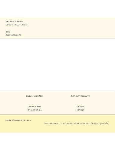 Codo h-h 1/2" latón