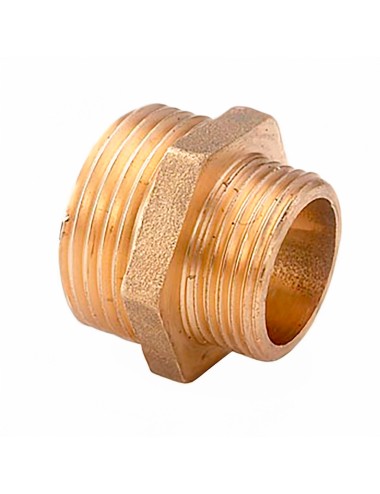 Contrarrosca reducida 3/8" x 1/2" latón