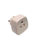 Adaptador estados unidos a europeo 16 a 250 v blanco (retractilado)