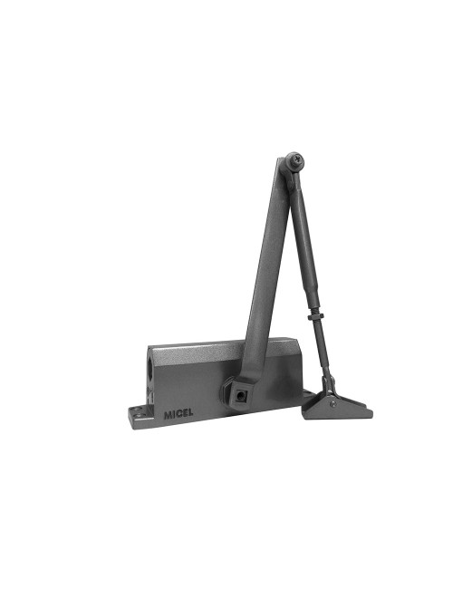 Cierrapuertas sin retenedor mc01-s plata