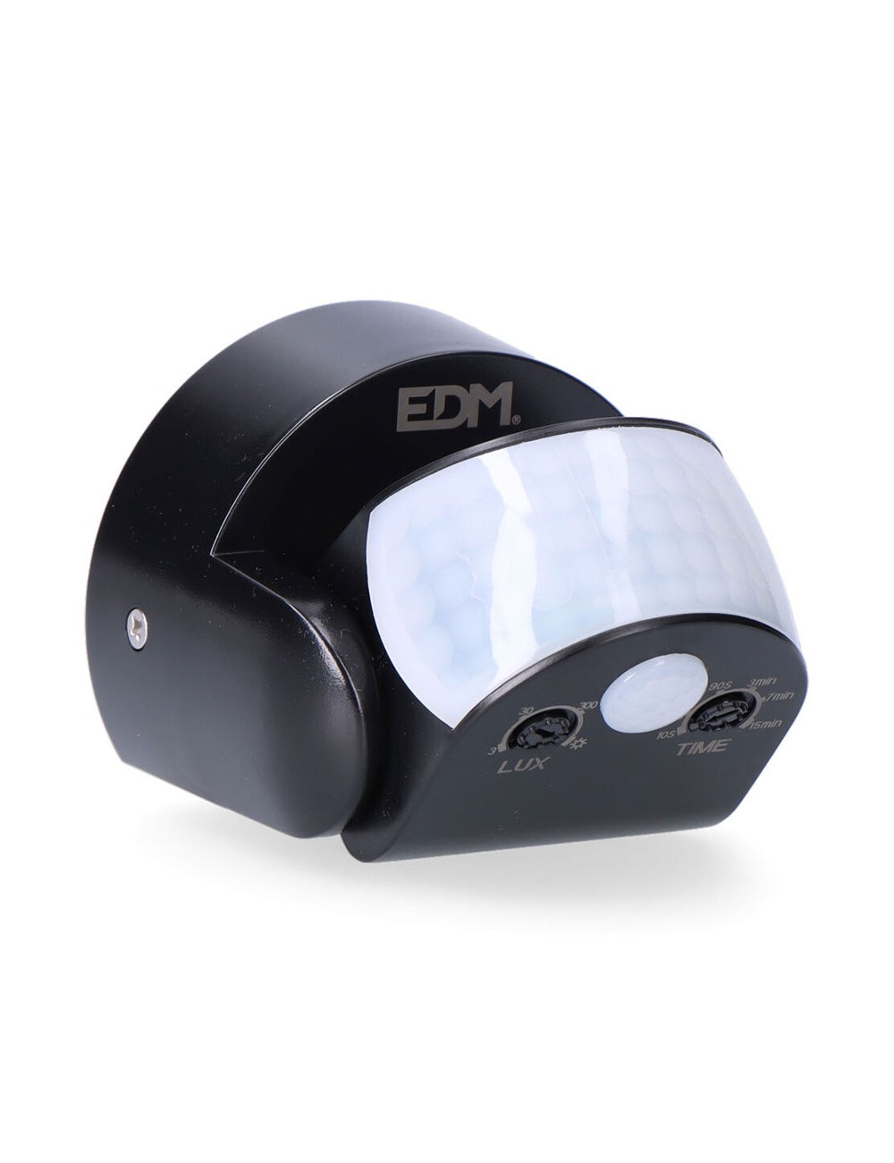 Sensor de movimiento y crepuscular 15 m ip65 negro