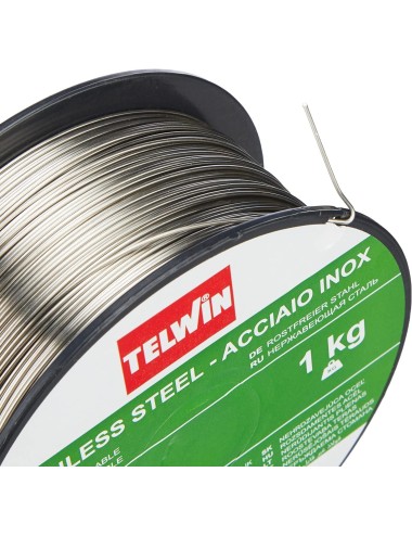 BOBINA HILO ACERO INOX. Ø0.8 - 1kg Acero inoxidable