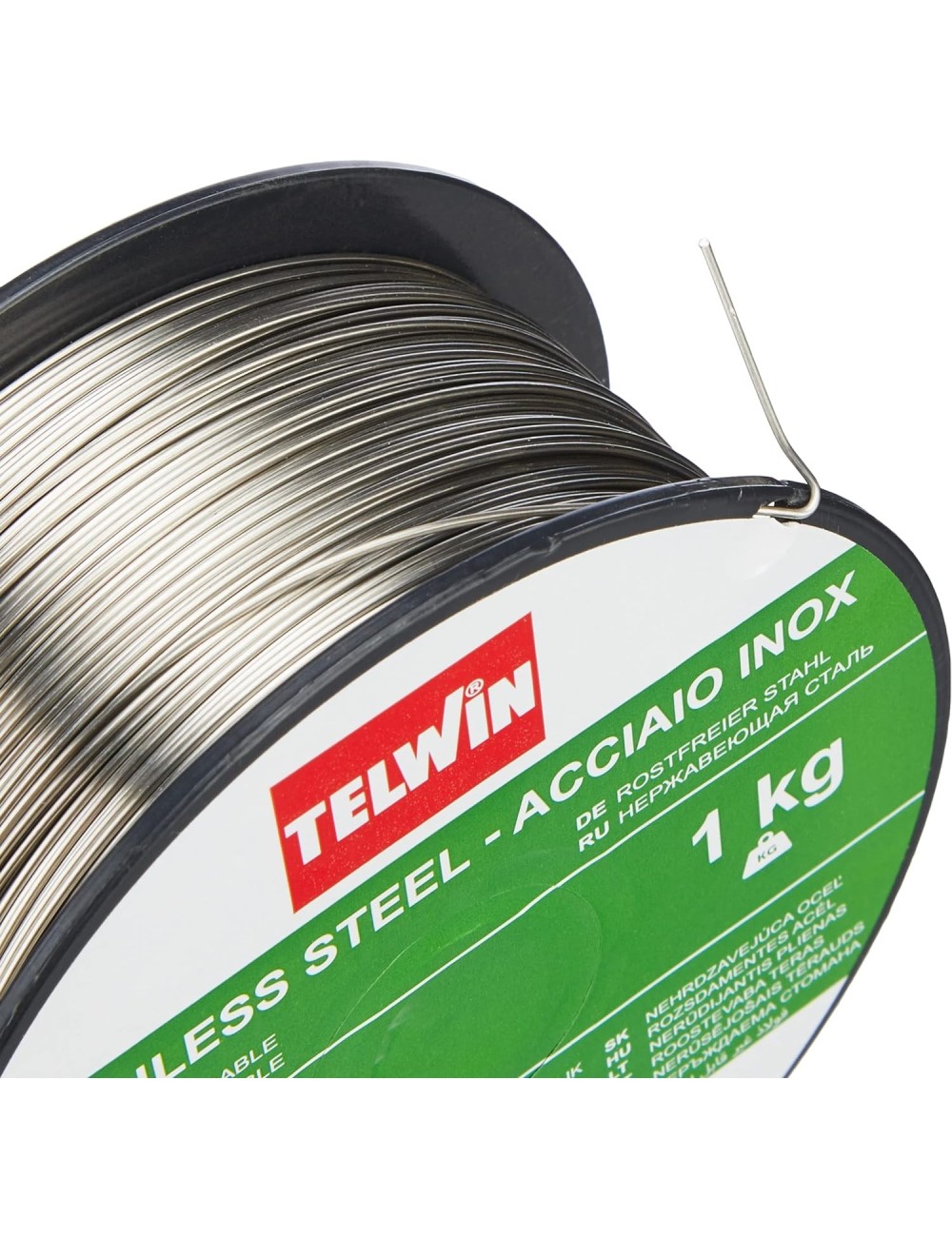 BOBINA HILO ACERO INOX. Ø0.8 - 1kg Acero inoxidable