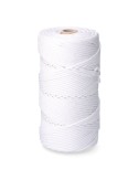 Cordón trenzado polipropileno blanco, calibre 5 mm x 200 m