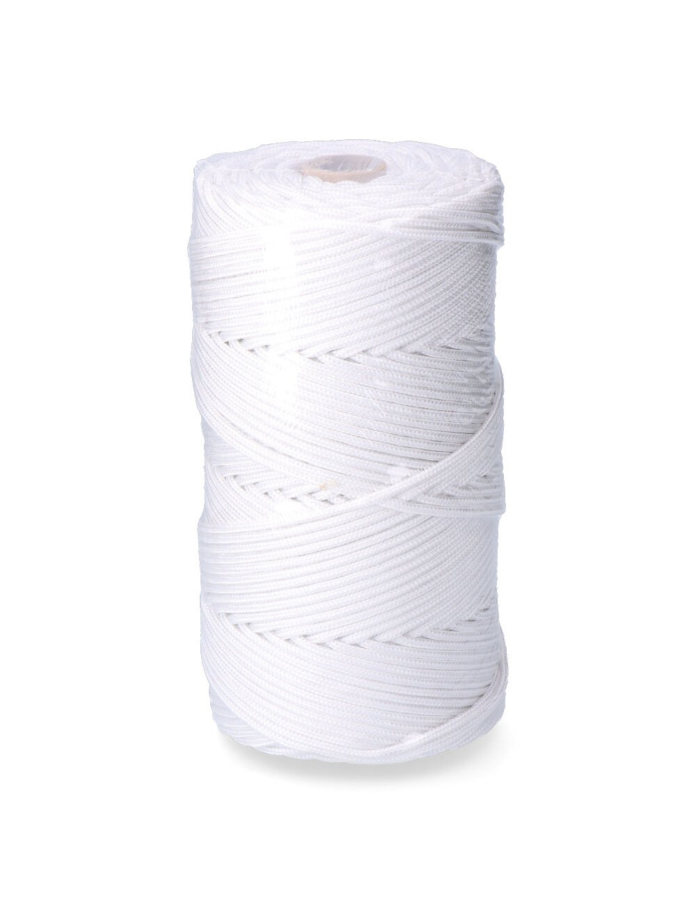 Cordón trenzado polipropileno blanco, calibre 5 mm x 200 m