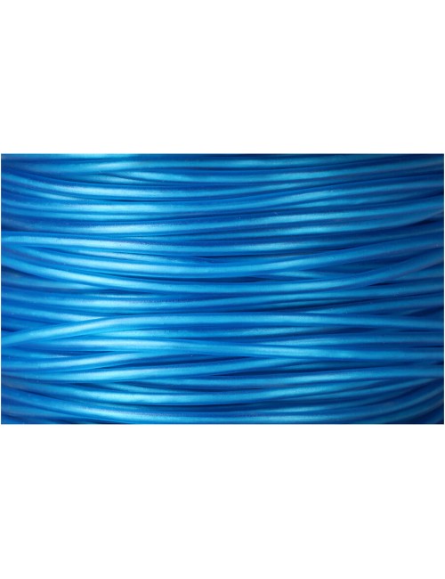 Cordón multifilamento revestido pvc azul, calibre 5 mm x 100 m