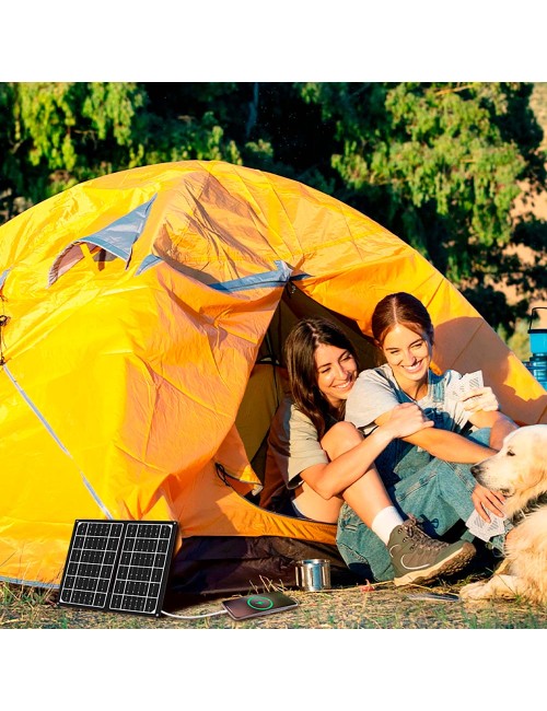 Paneles solares plegables con salida usb a, 7 w