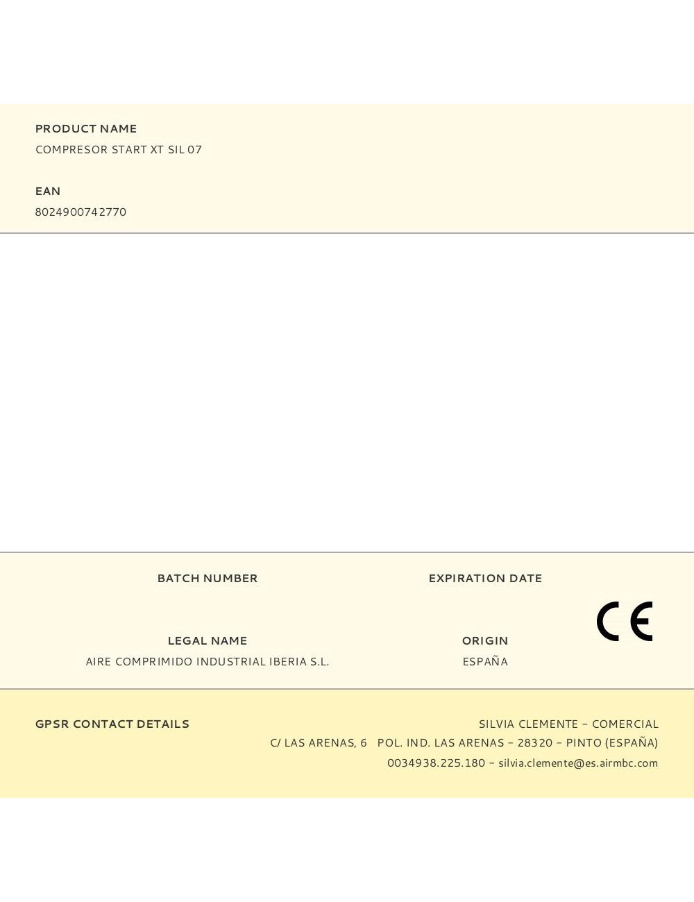 Compresor start xt sil 07