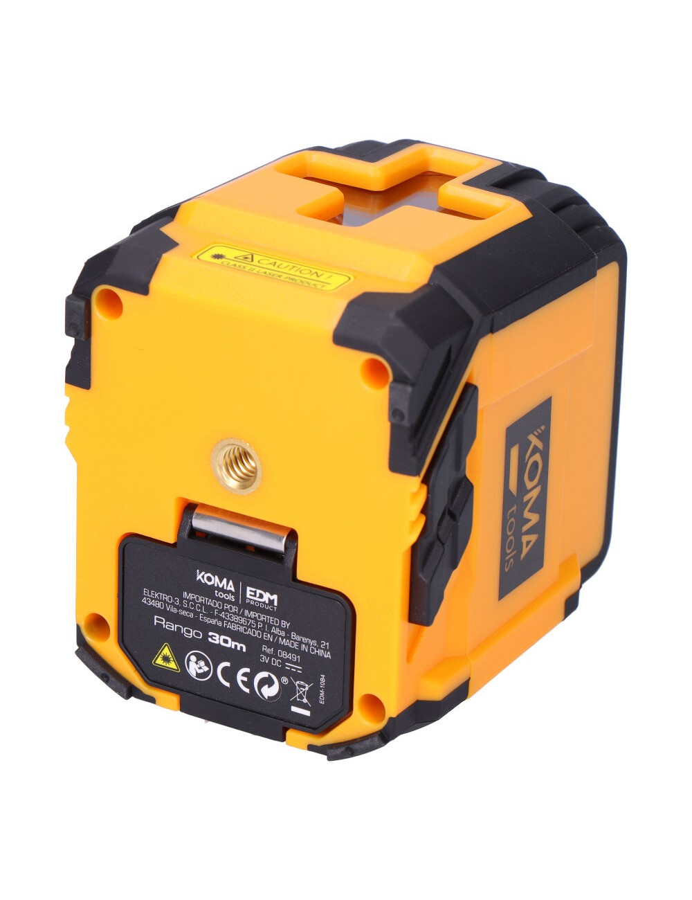 Nivel láser con funda 7,3 x 5,8 x 7,4 cm