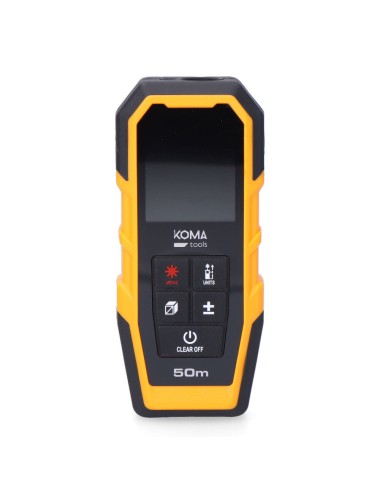 Medidor láser con funda 5,2 x 2,4 x 12,3 cm