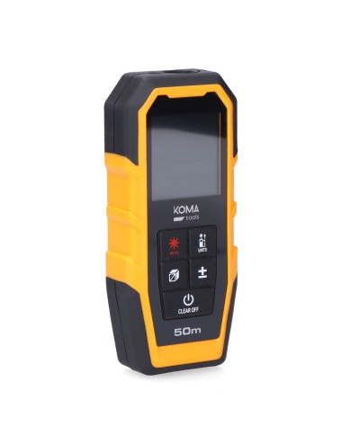 Medidor láser con funda 5,2 x 2,4 x 12,3 cm