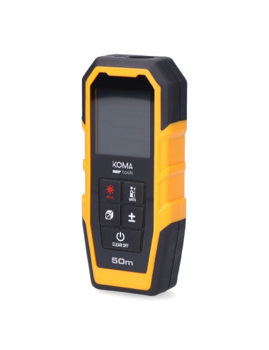 Medidor láser con funda 5,2 x 2,4 x 12,3 cm