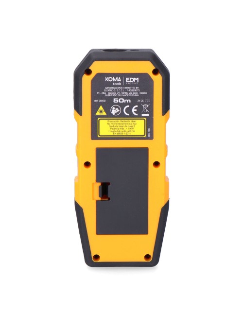 Medidor láser con funda 5,2 x 2,4 x 12,3 cm