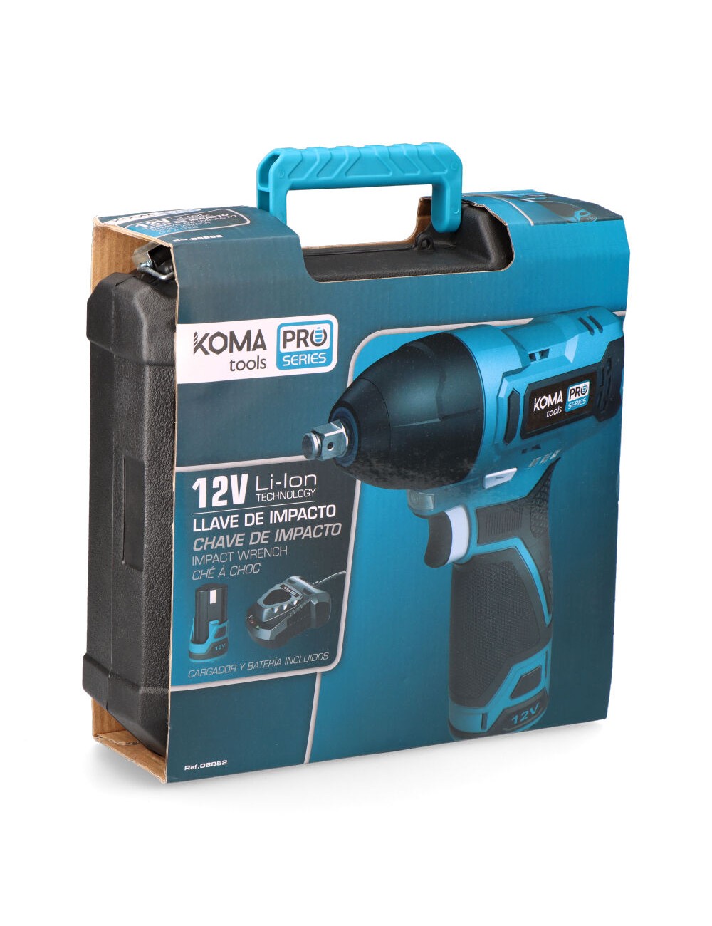 Kit llave de impacto 12 v con bateria y cargador