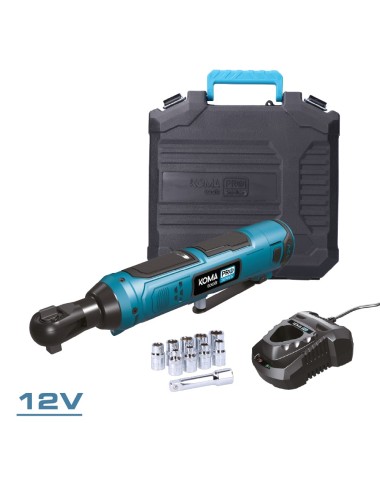 Kit carraca 12 v con accesorios, bateria y cargador