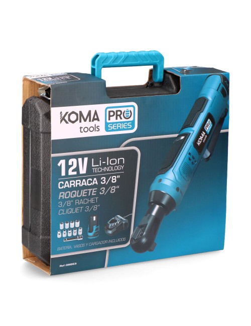 Kit carraca 12 v con accesorios, bateria y cargador