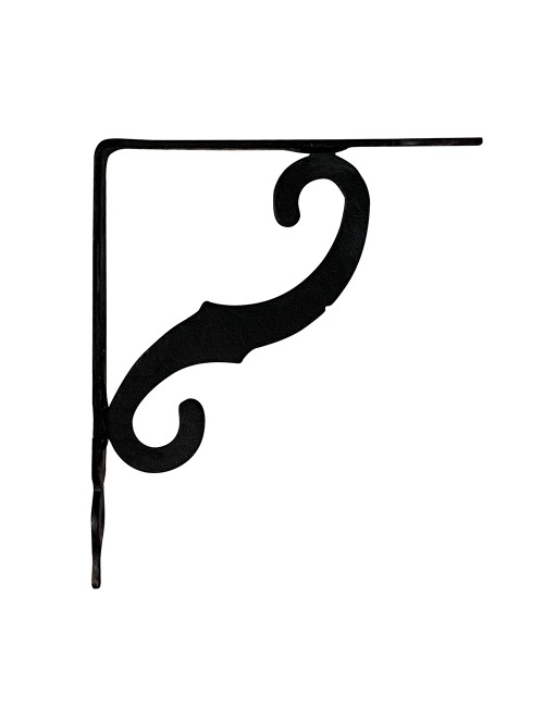 Escuadra ornamental plm05 negro 155 x 110 mm