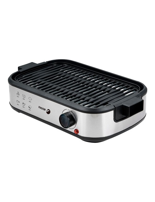 Parrilla eléctrica smokeless con extractor de humo 1800 w 44 x 27 x 10,5 cm