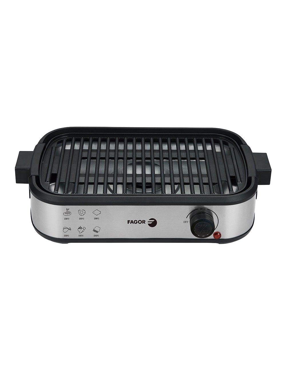 Parrilla eléctrica smokeless con extractor de humo 1800 w 44 x 27 x 10,5 cm