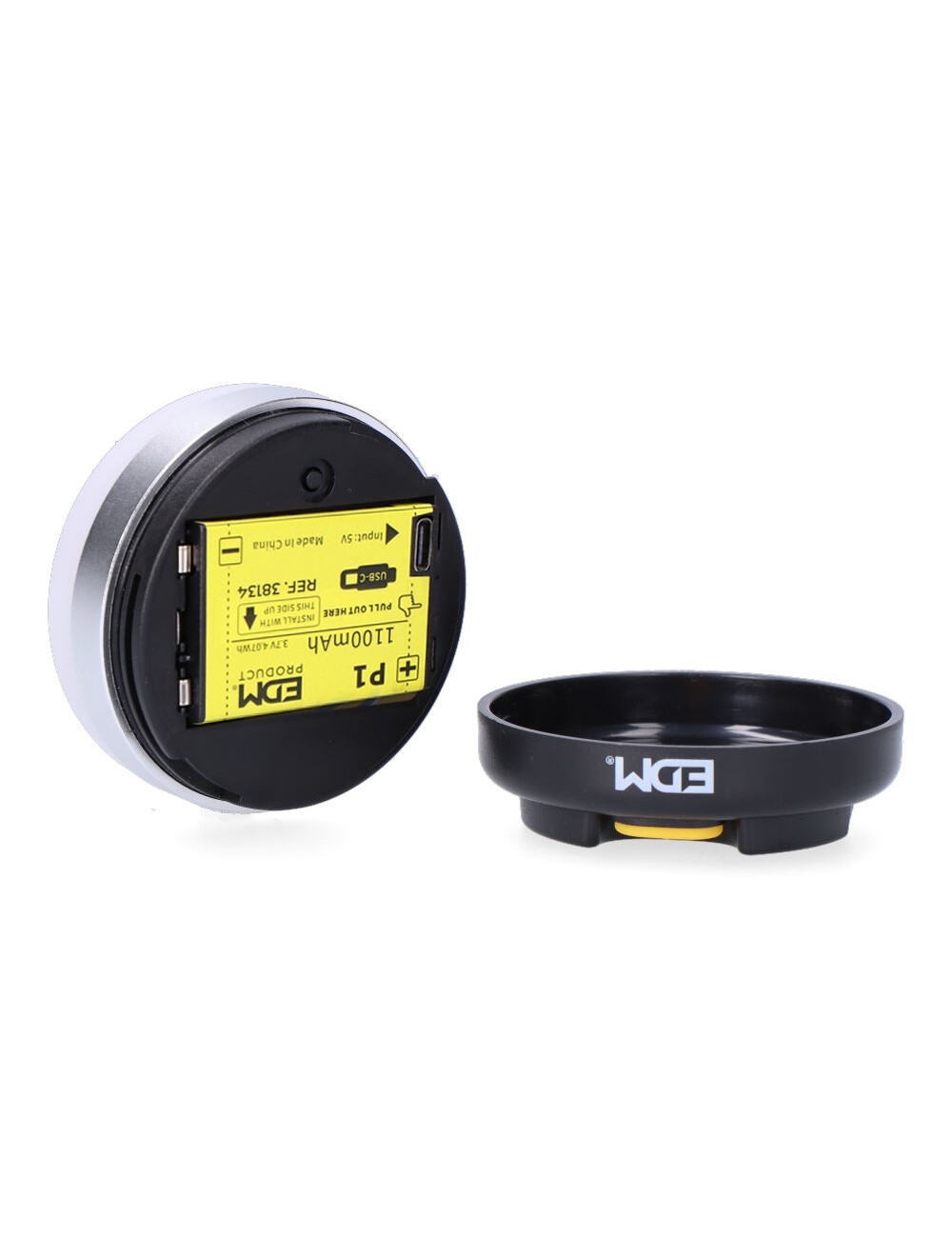 Linterna imantada led 260 lm 3cct 6500 / 7000 / 2900 k ip44 3 w bateria recargable 1100 mah ø 66 x 40 mm