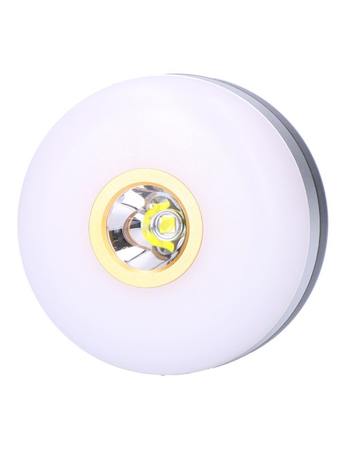 Linterna imantada led 260 lm 3cct 6500 / 7000 / 2900 k ip44 3 w bateria recargable 1100 mah ø 66 x 40 mm