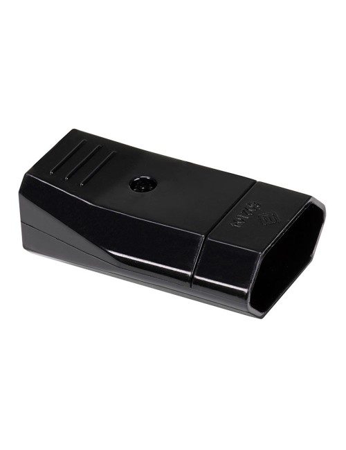 Base móvil 2p 10 a 250 v~ negra