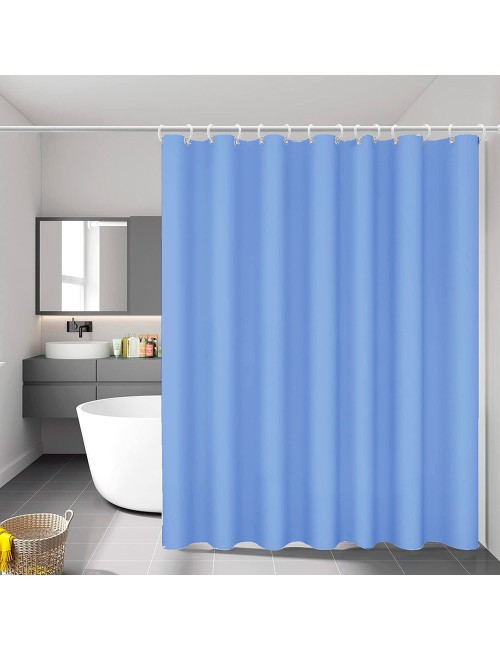 Cortina de baño basic azul 140 x 180 cm