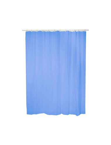 Cortina de baño basic azul 140 x 180 cm