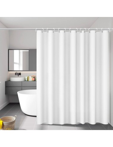 Cortina de baño basic blanca 140 x 180 cm