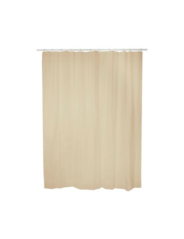 Cortina de baño basic beige 140 x 180 cm