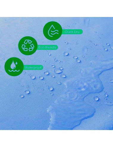 Cortina de baño basic azul 180 x 180 cm