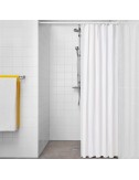 Cortina de baño basic blanca 180 x 180 cm