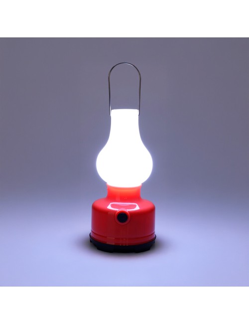 Quinqué led para camping, 3 x aa (no incluidas), colores surtidos, 8 x 8 x 17 cm