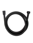 Flexo de ducha de acero inoxidable 150 cm negro