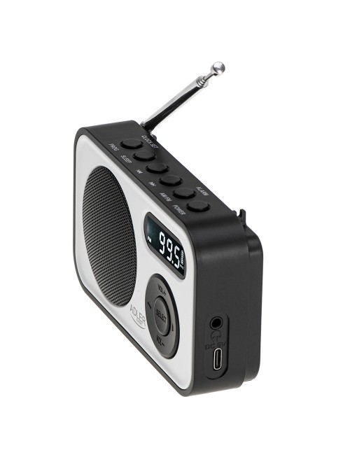 Radio digital pll am/fm ad 1906, 12,5 x 3 x 7,5 cm