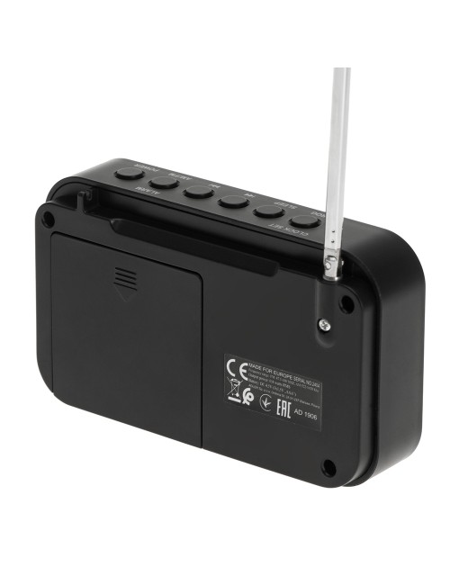 Radio digital pll am/fm ad 1906, 12,5 x 3 x 7,5 cm