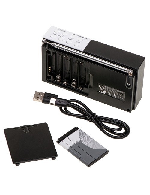 Radio digital pll fm ad 1908, 12,5 x 3 x 7 cm