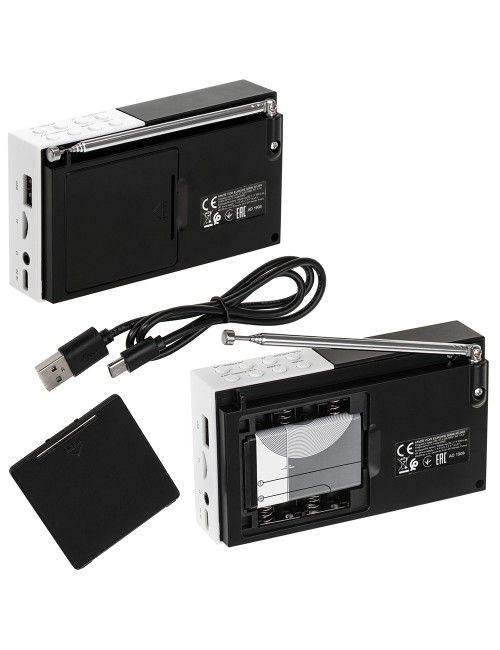 Radio digital pll fm ad 1908, 12,5 x 3 x 7 cm