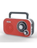 Radio am/fm cr 1140 roja, 21 x 5,6 x 12 cm