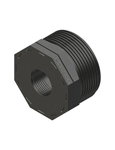 Reducción rosca macho/hembra polipropileno 1" x 1/2"