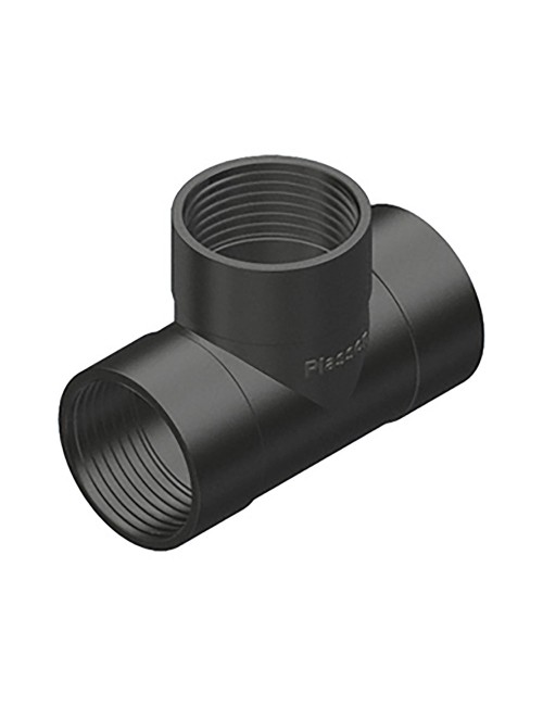 Conexión t igual rosca hembra 3/4" polipropileno