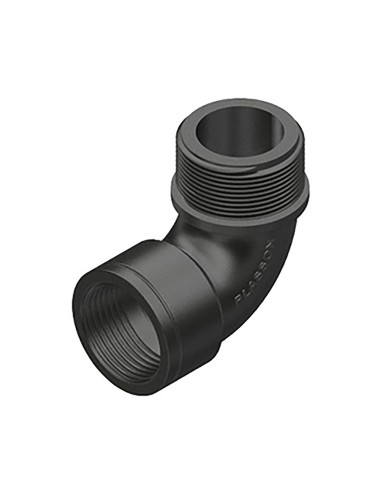 Codo 90° rosca macho/hembra polipropileno 1/2"