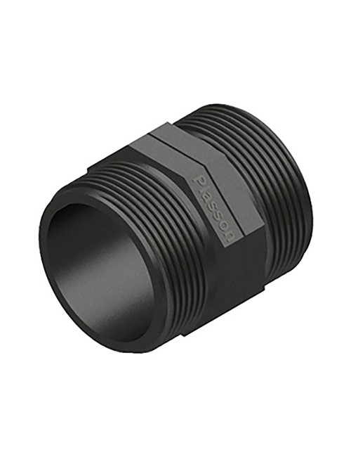 Manguito rosca macho polipropileno 3/4"