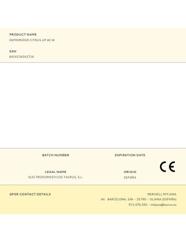 Exprimidor citrus up 40 w